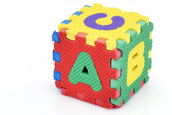 Divertido cubo del alfabeto —  Fotos de Stock