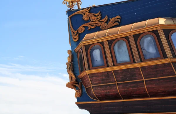 Oude houten schip — Stockfoto