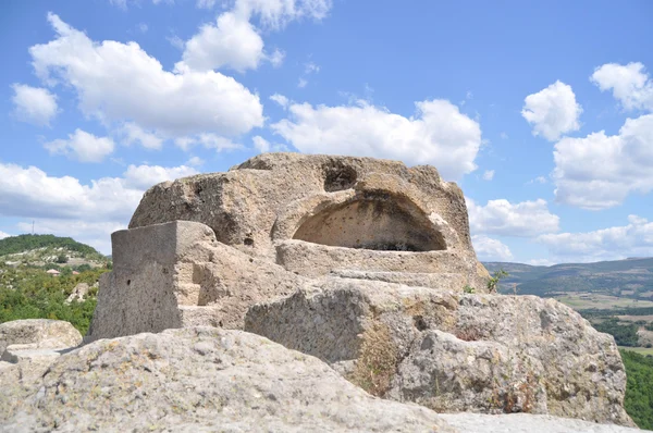 Antigua tumba de superficie tracia, santuario de Orfeo — Foto de Stock