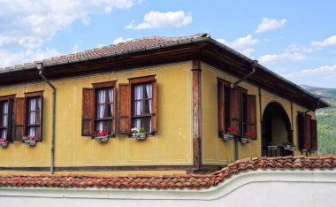Traditional bulgarian architecture clipart