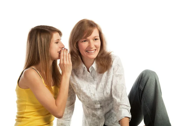 stock image Whispering girls