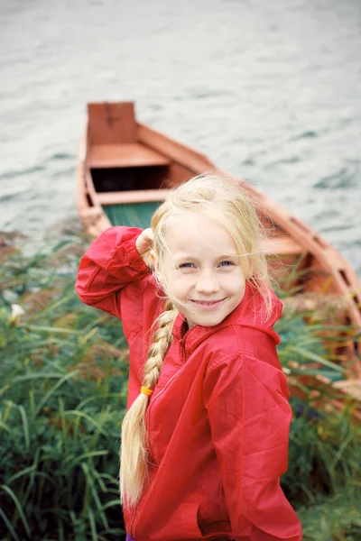 Kis lány portréja Jogdíjmentes Stock Fotók