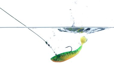 Artificial angling bait clipart