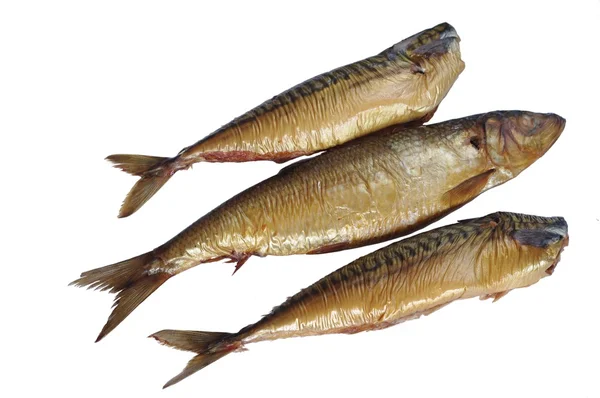 Smoked mackerel and kipper — Stock Photo, Image