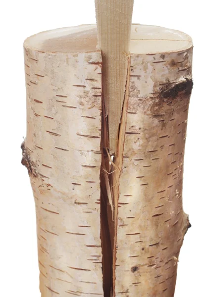 Деревянный клин — стоковое фото