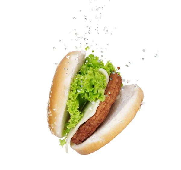 Välsmakande hamburgare — Stockfoto