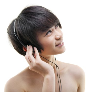 Müzik dinliyordum.