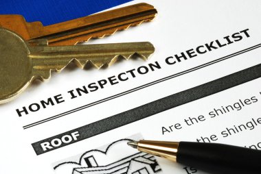 Checklist from the Real Estate Inspection Report clipart