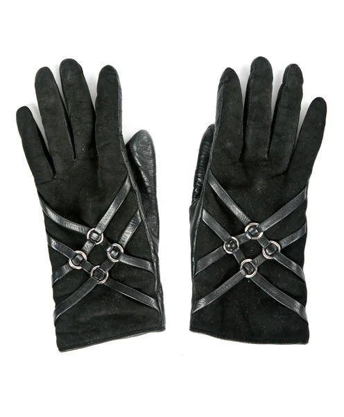A pair of leather gloves female — Stock Photo, Image