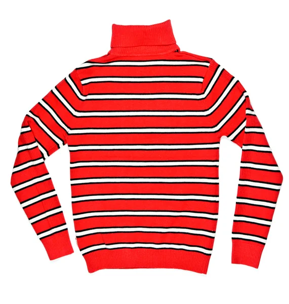 Röd randig tröja — Stockfoto