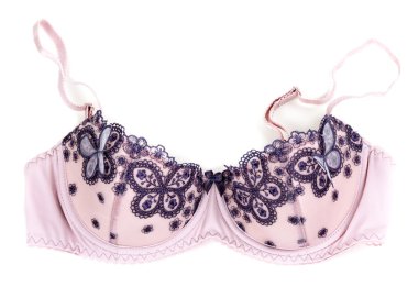 Women's bra isolated on a white background. clipart