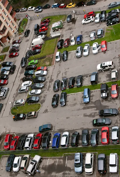 View of the parking lot with 16 floors. — Stock Photo, Image