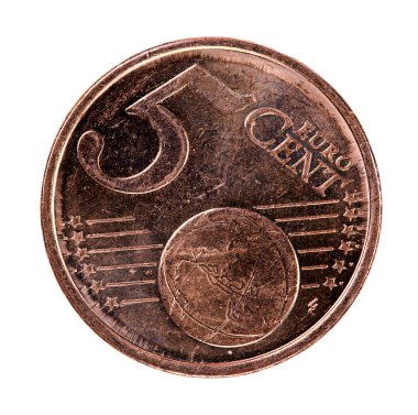 5 euro cents coin clipart