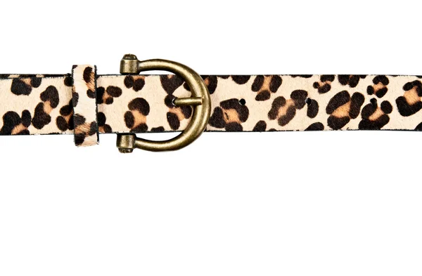 Belt with leopard pattern — Stock Photo, Image