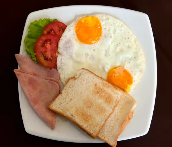 Πιάτο με πρωινό — Φωτογραφία Αρχείου