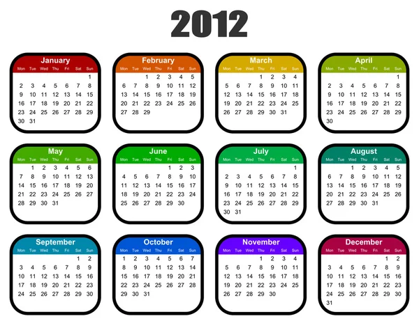 Ημερολογιακό έτος 2012 — Φωτογραφία Αρχείου