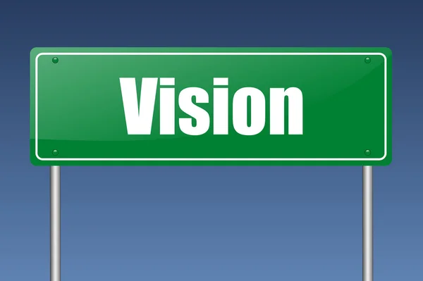 Vision traffic sign — Stock Photo, Image