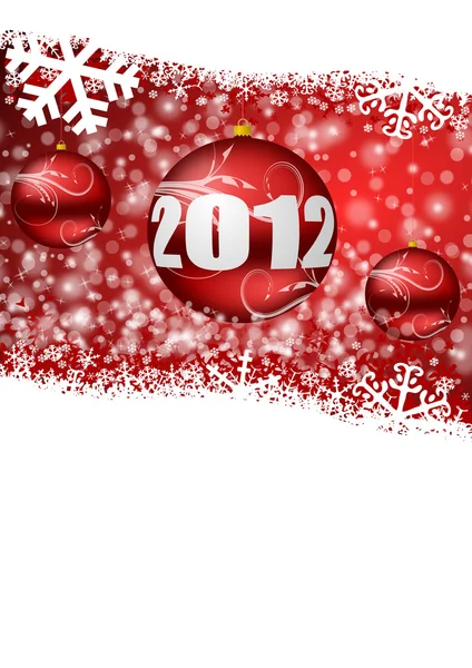 Nya året illustration — Stockfoto