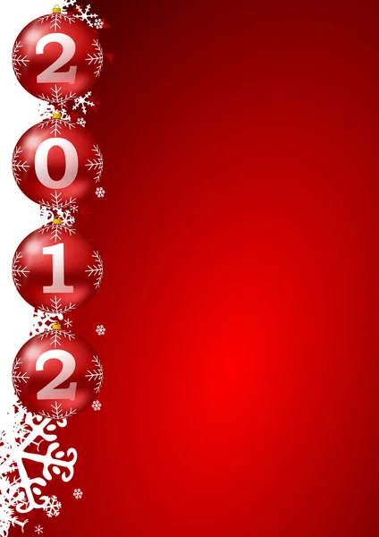Neujahrsgrußkarte — Stockfoto