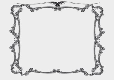 Antique frame clipart