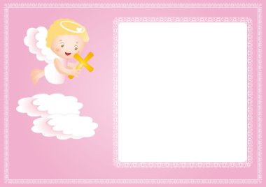 Baptism frame clipart