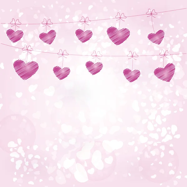 Симпатична листівка на день Валентина — стоковий вектор