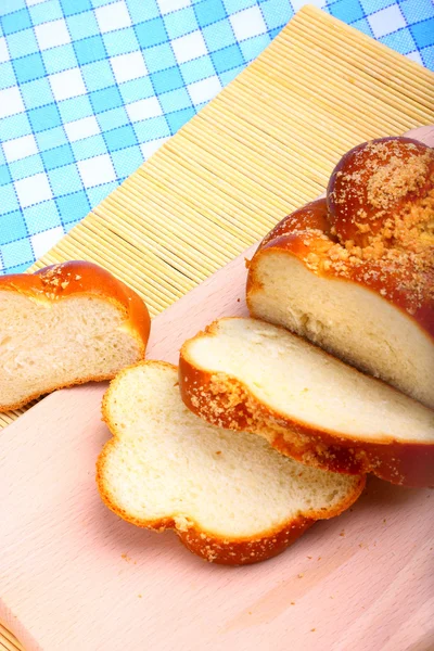 Tatlı ekmek challah pişmiş — Stok fotoğraf