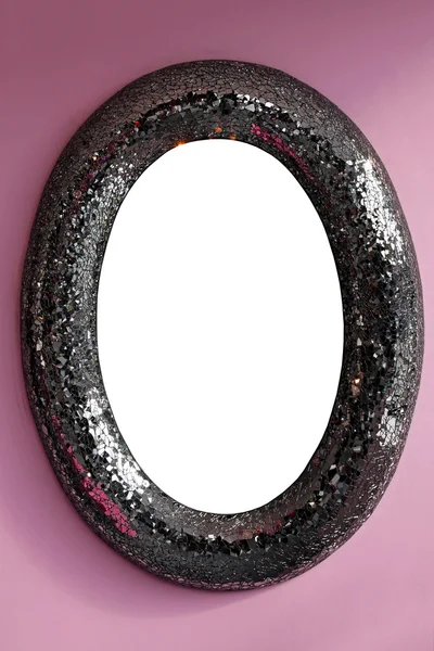 Ovale spiegel — Stockfoto