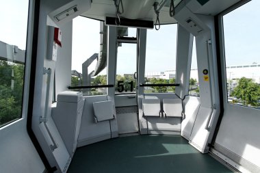Skytrain cabin interior clipart