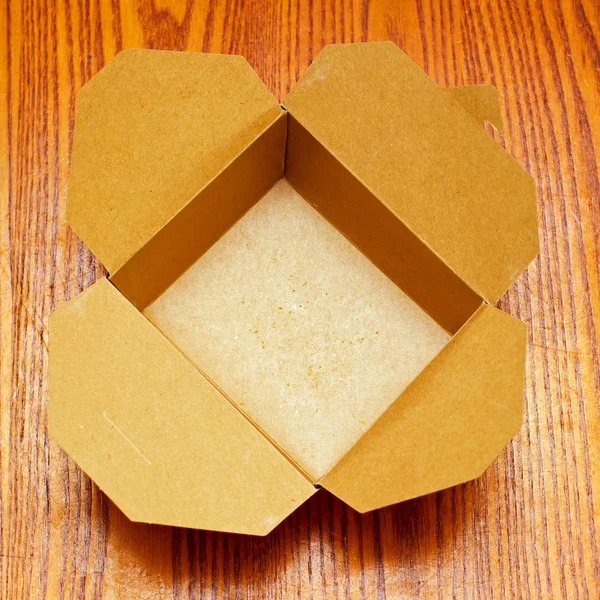 Caja vacía del paquete — Foto de Stock