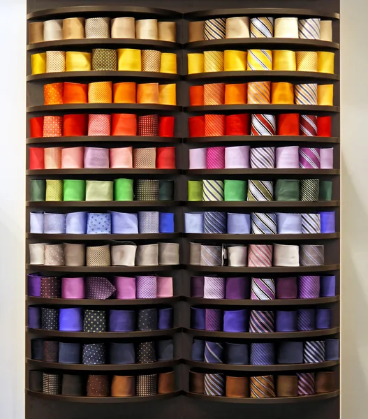 Nyakkendő rack — Stock Fotó