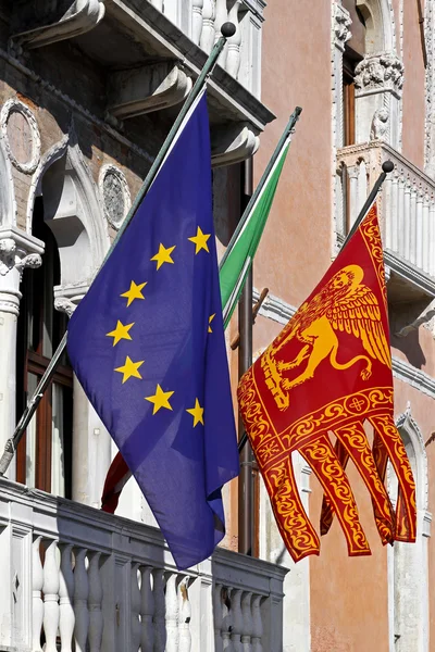 Venetiansk flagg — Stockfoto