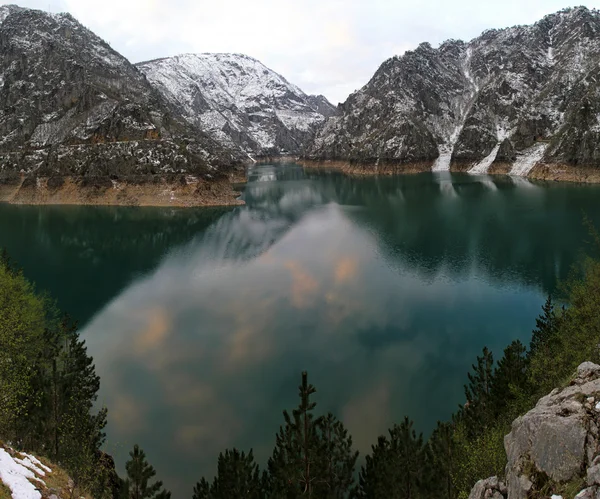 stock image Piva lake