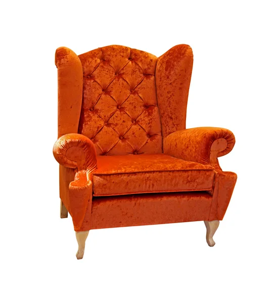 Pomarańczowy fotel — Zdjęcie stockowe