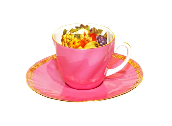 Cup floral — Stock Photo, Image
