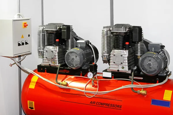 Double air compressor — Stock Photo, Image