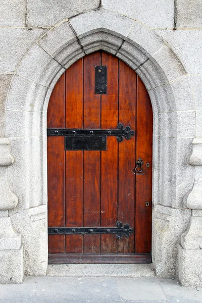 Middeleeuwse deur — Stockfoto
