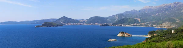 Küstenpanorama von Montenegro — Stockfoto