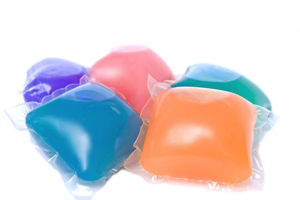 Capsule de gel pentru mașină de spălat — Fotografie, imagine de stoc