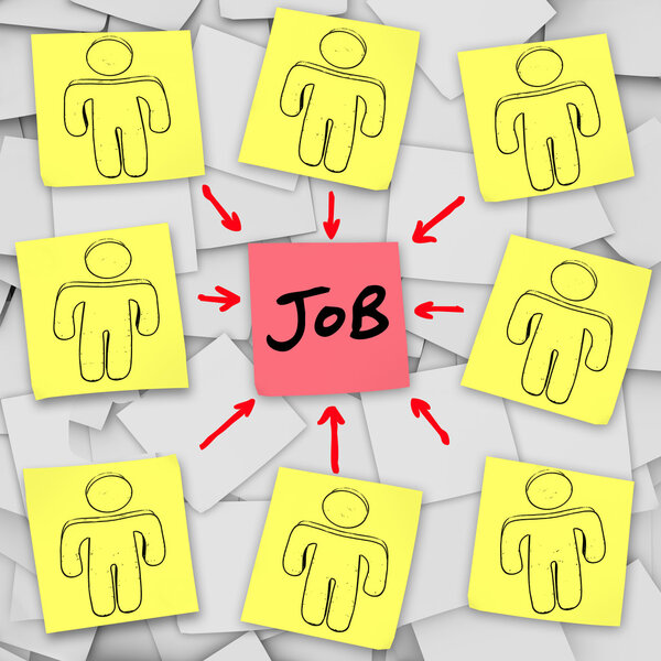 Many Unemployed Candidates Compete for One Job