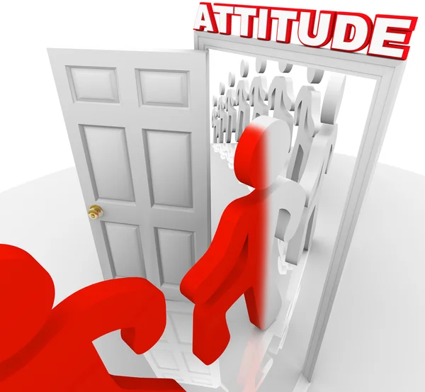 Cambios de actitud para el éxito y el logro — Foto de Stock