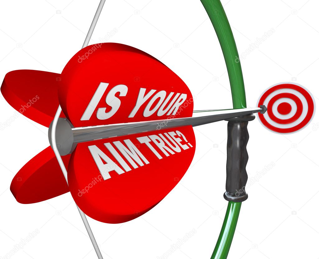 Is Your Aim True? Question on Bow and Arrow Target