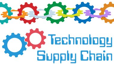 Gears Technology Supply Chain Management Border clipart