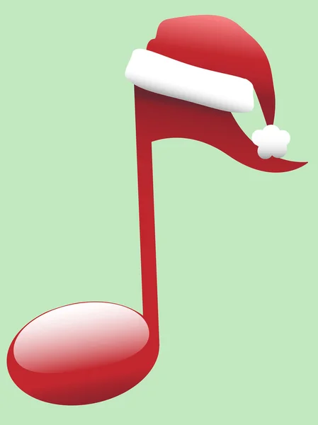 Carol Musical Note for Holiday Christmas Music — Stock Vector