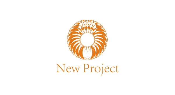 Novo logotipo do projeto — Vetor de Stock