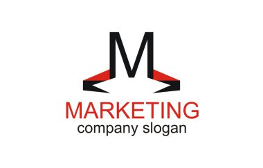 M - Marketing Logo clipart