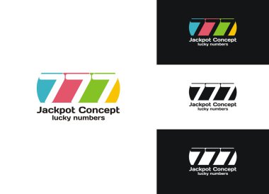 777 logo clipart