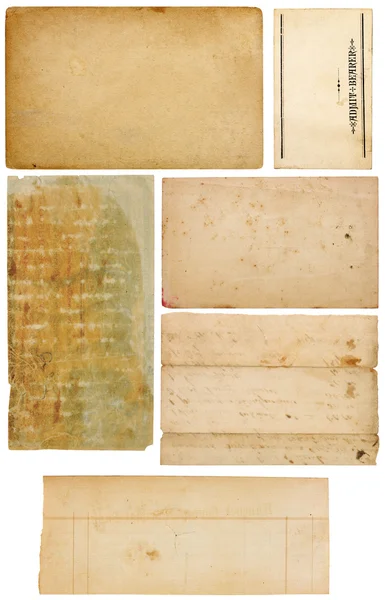 Colección de Raspones de papel Vintage —  Fotos de Stock