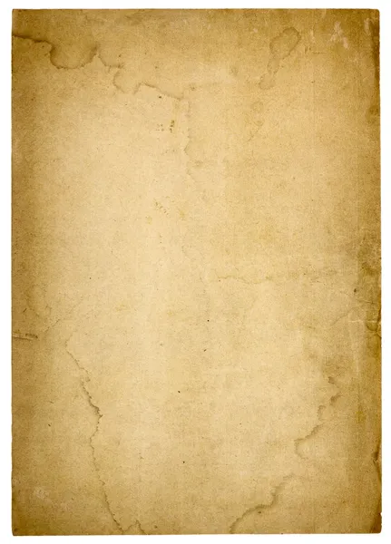 Papel em branco muito antigo e manchado — Fotografia de Stock