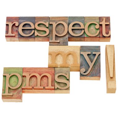 Respect my pms warning clipart